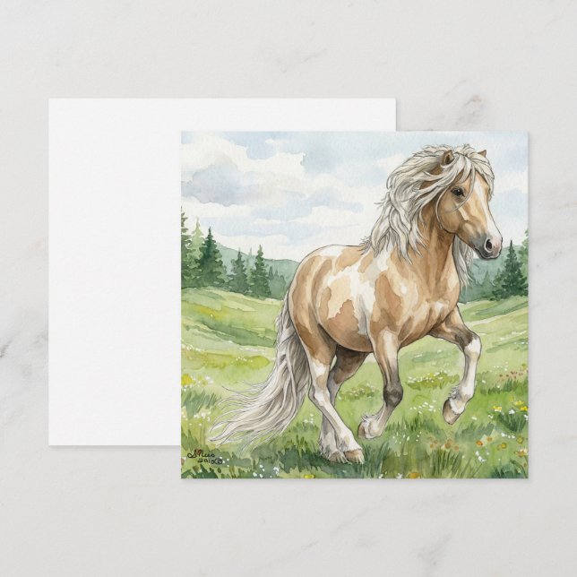 Brana Pinto Palomino Icelandic Watercolor (Fram/baksida)