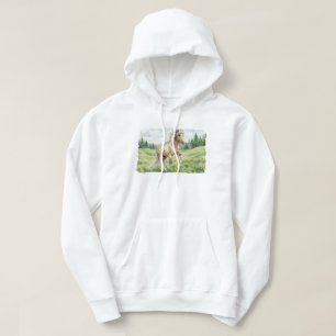 Brana Pinto Palomino Islänsk akvarell Hoodie