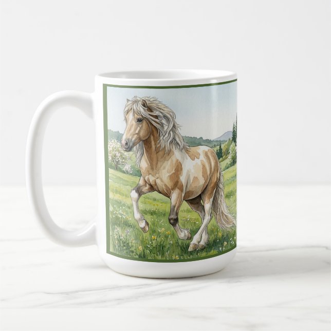 Brana Pinto Palomino Islänsk akvarell Kaffemugg (Vänster)