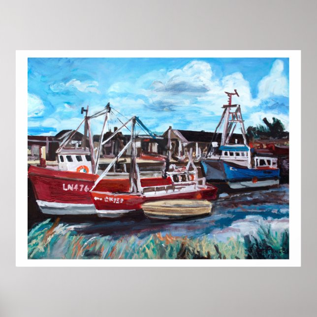 Brancaster Staithe Poster (Framsidan)