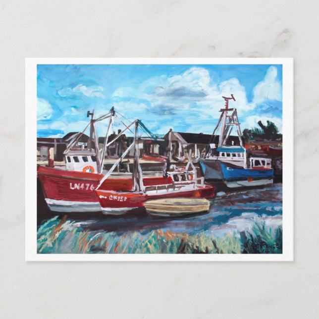 Brancaster Staithe Vykort (Framsida)