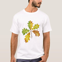Branch of oak leaves t shirt