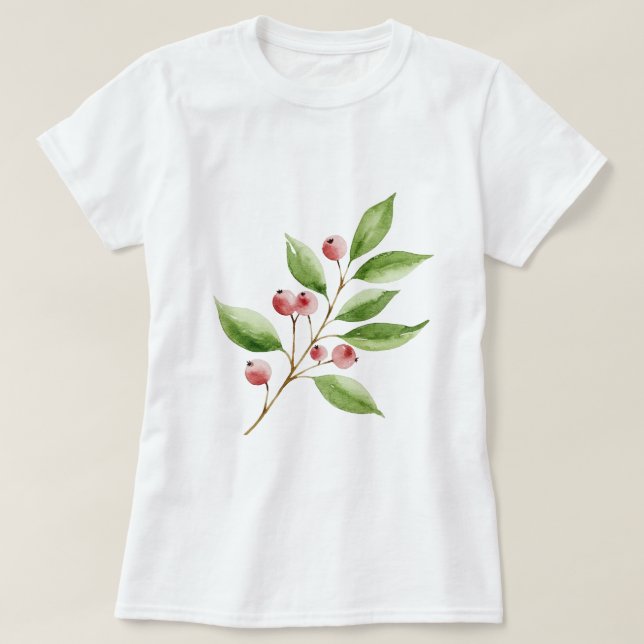  Branch with berries T Shirt (Design framsida)