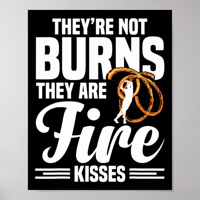 Brand Artist Poi Fire Spinning Fire Danning Sp Poster (Framsidan)