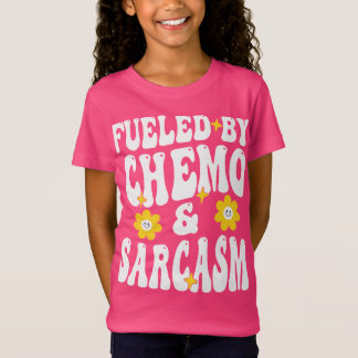 Bränd av Chemo och Sarcasm Funny Chemoterapi Can T Shirt