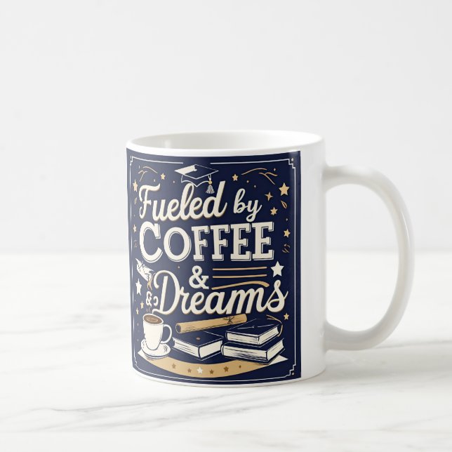 Bränd av Coffee & Dreams Studenten Gift Mugg (Höger)