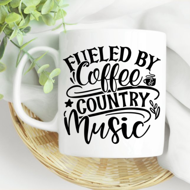 Bränd av Coffee Land Music Roligt Cute Kaffemugg (Skapare uppladdad)