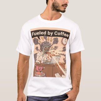 Bränd av Coffee T-Shirt - Lustigt relatable Tee