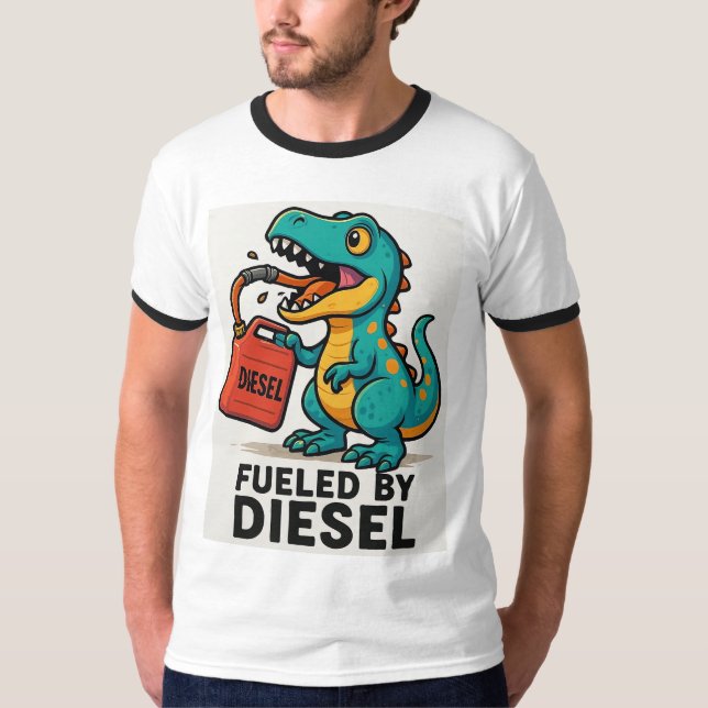 Bränd av diesel t shirt (Framsida)