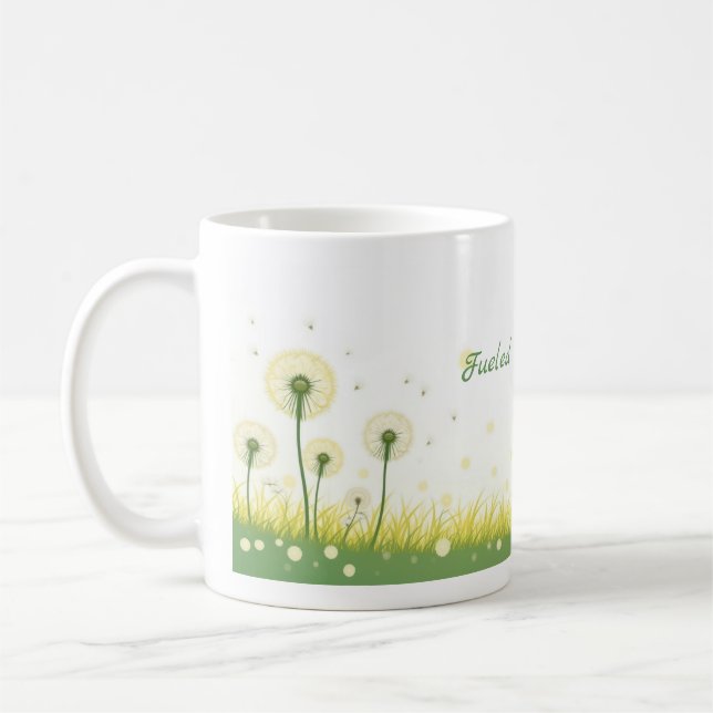 Bränd av [Ditt Ord] - Redigerbar offertkaffe Mugg (Vänster)