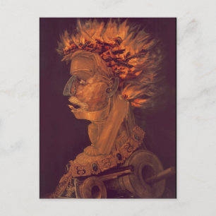 Brand av Giuseppe Arcimboldo Vykort