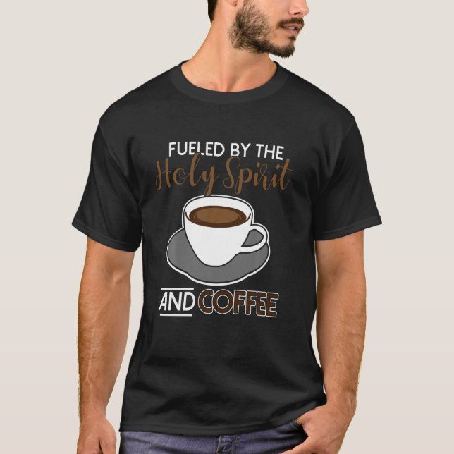 Bränd av Heliga eller kaffe T Shirt (Framsida)