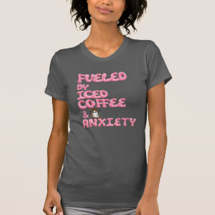 "Bränd av iserad kaffe och ångest - Rolig tröja
