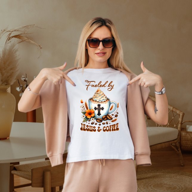 Bränd av Jesus kaffe T Shirt (Skapare uppladdad)