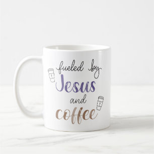 Bränd av Jesus och kaffe Kaffemugg