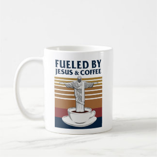 Bränd av Jesus och kaffe Kaffemugg