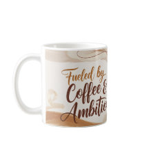 Bränd av kaffe & Ambition - Hustle Mugg