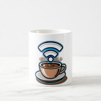 Bränd av kaffe, ansluten med Wi-Fi Kaffemugg