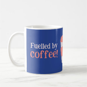 Bränd av kaffe kaffemugg