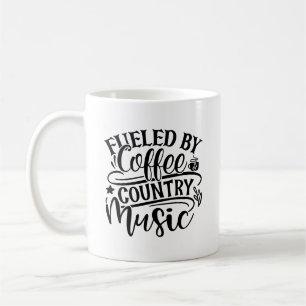 Bränd av kaffe & Land Music Kaffemugg