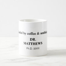 Bränd av kaffe och ambition.