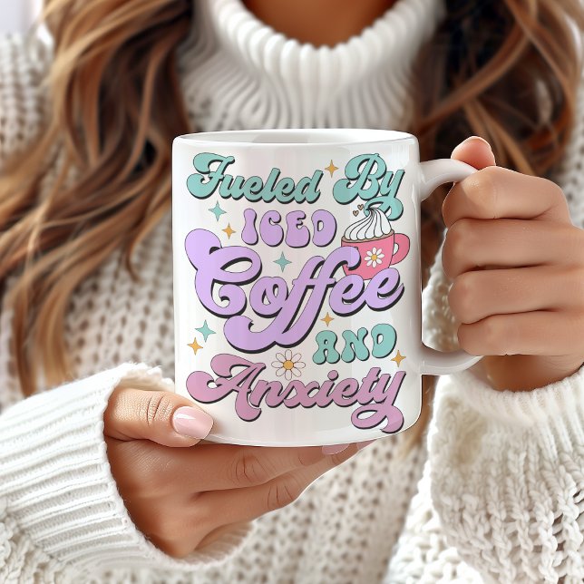 Bränd av kaffe och ångest i Mugg (Skapare uppladdad)