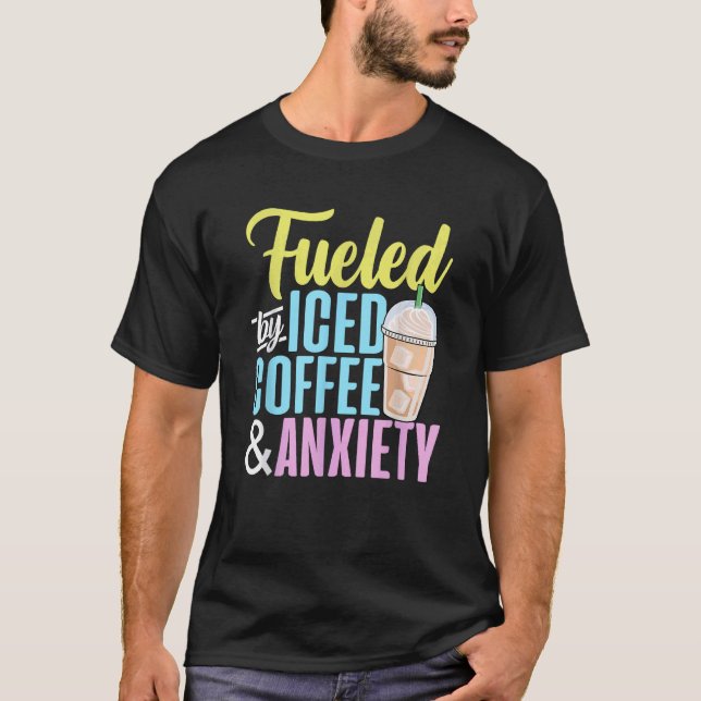 Bränd av kaffe- och ångkaffe Älskare Caf T Shirt (Framsida)