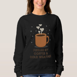 Bränd av kaffe och Kall väder - Mysigt vinter T Shirt