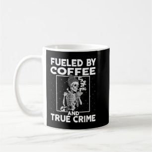 Bränd av kaffe och poddslov för brott med sann kri kaffemugg