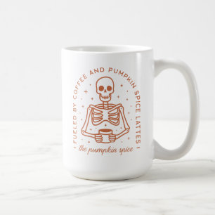 Bränd av kaffe och pumpkin Spice Lattes Kaffemugg