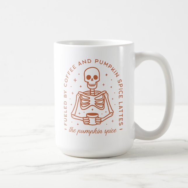 Bränd av kaffe och pumpkin Spice Lattes Kaffemugg (Höger)