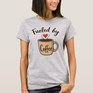 Bränd av kaffe t shirt