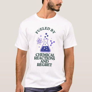 Bränd av kemiska reaktioner och ångest t shirt