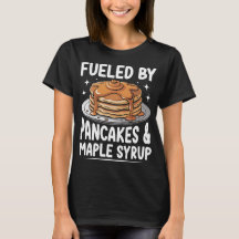 Bränd av pancakes & Maple Syrup - Frukosten