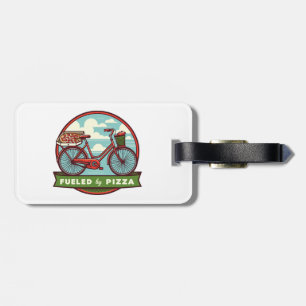 Bränd av Pizza Bike Bagagebricka