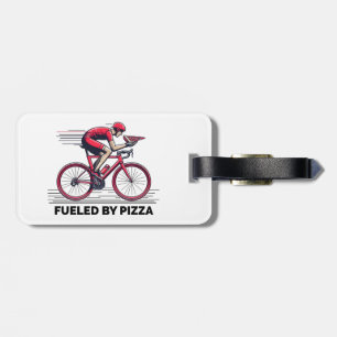 Bränd av Pizza Cyclist Bagagebricka