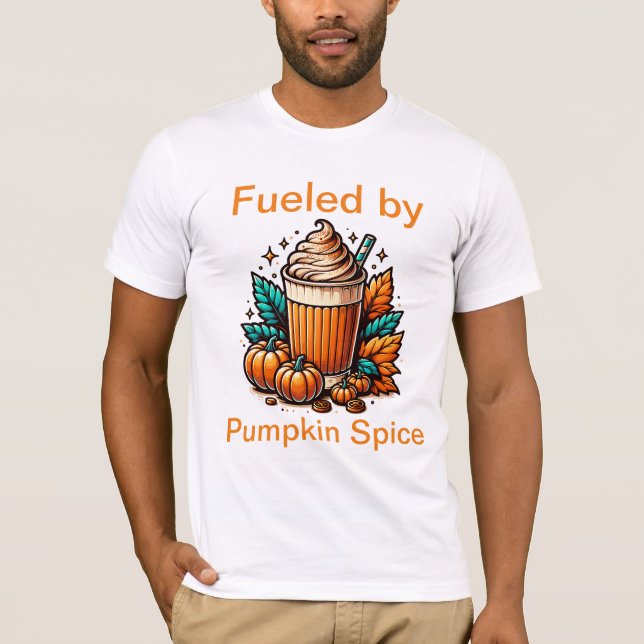 Bränd av pulverlatte kaffe t shirt (Framsida)