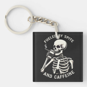 Bränd av Spite och Caffeine Skeleton Coffee Älskar