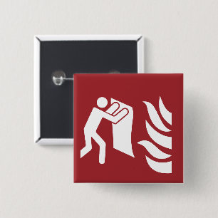Brand Blanket Safety Sign Knapp