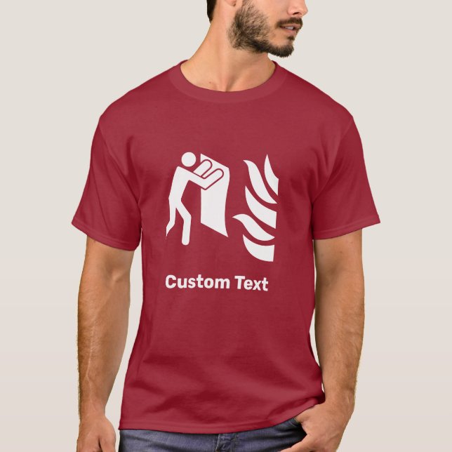 Brand Blanket Safety Sign T Shirt (Framsida)