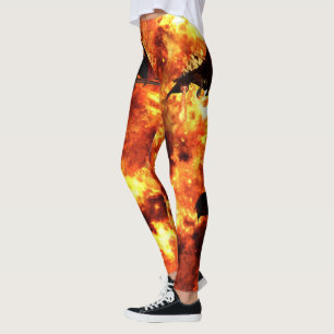 Brand Breathing Dragon Fantasy Leggings