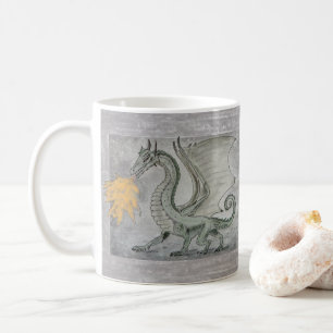 Brand Breathing Dragon Kaffemugg