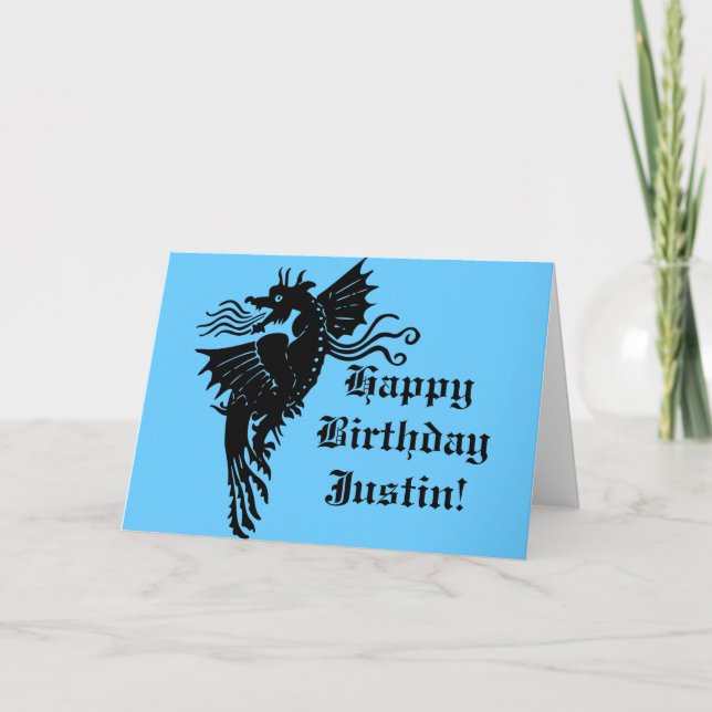 Brand Breathing Dragon Kort (Framsida)