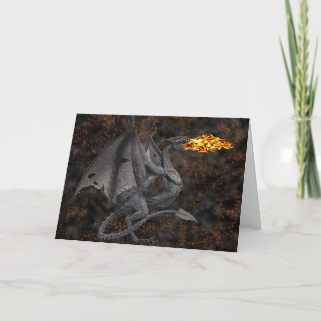 Brand Breathing Dragon Kort (Framsida)