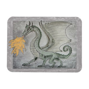 Brand Breathing Dragon Magnet