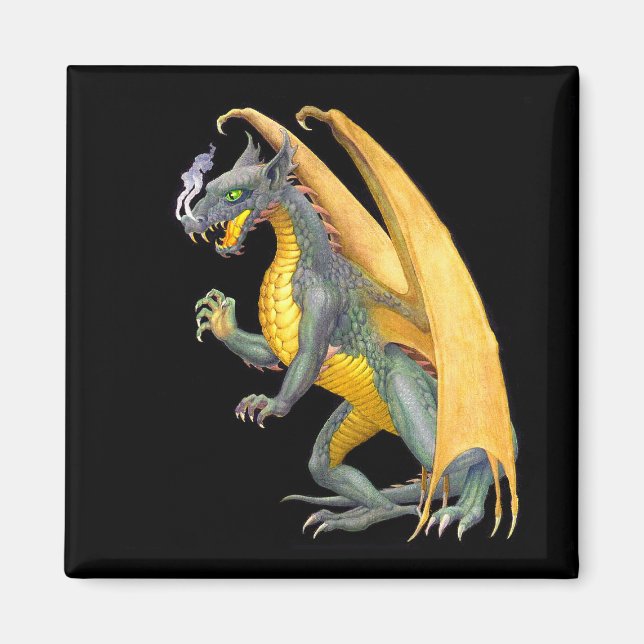 Brand Breathing Dragon Magnet (Framsidan)