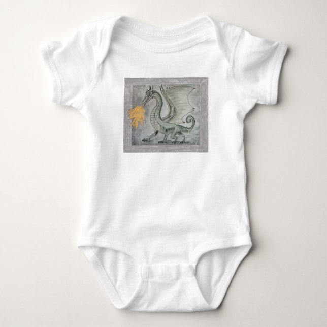 Brand Breathing Dragon T Shirt (Framsida)