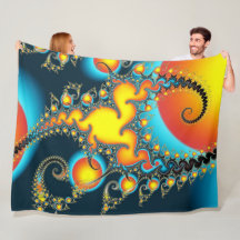 Brand Burst Fleece Blanket