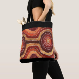 Brand Camp Aboriginal Art Tote Bag Tygkasse