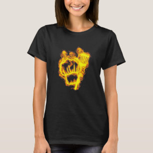 Brand Chef Hat Flames Cooking Cook Chef T Shirt